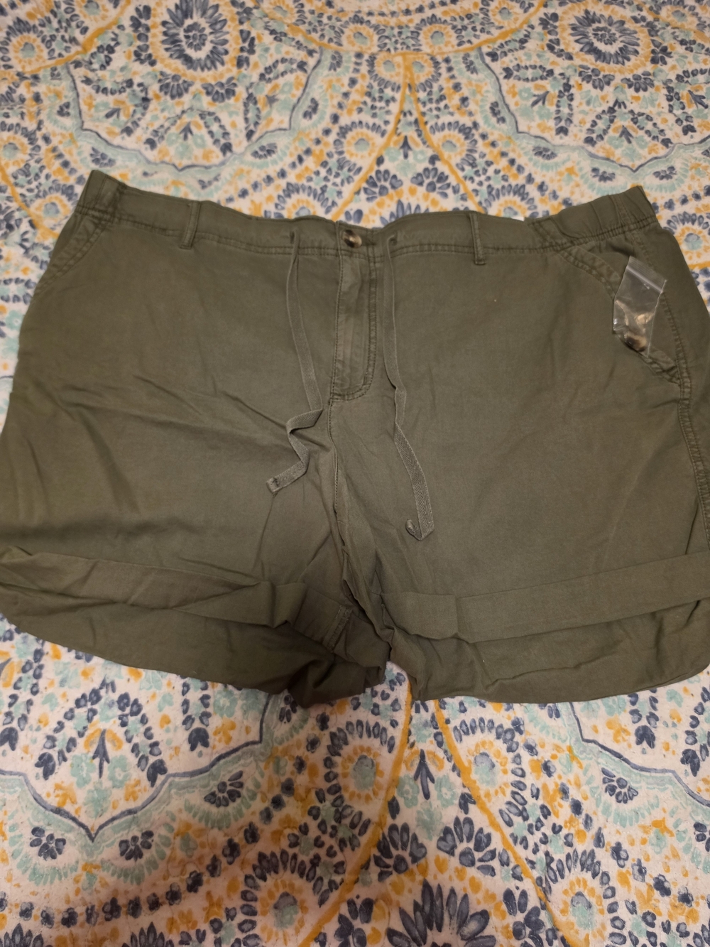Womens SONOMA Cargo Shorts in Green Size 2X NWT